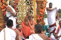 Guru Pujana and Ganga Aarati by HH Swamiji; Simollanghana (6 Sep 2025)